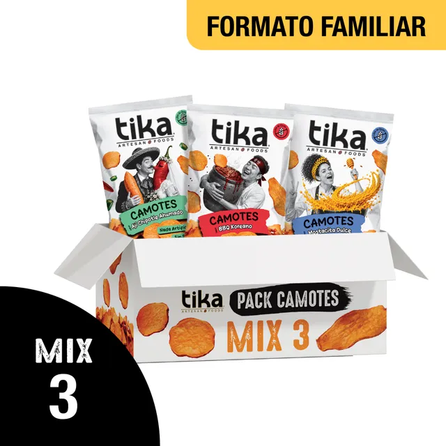 tika-pack-3-camotes-variedades-150g-mostacita-bbq-y-chipotle image 1