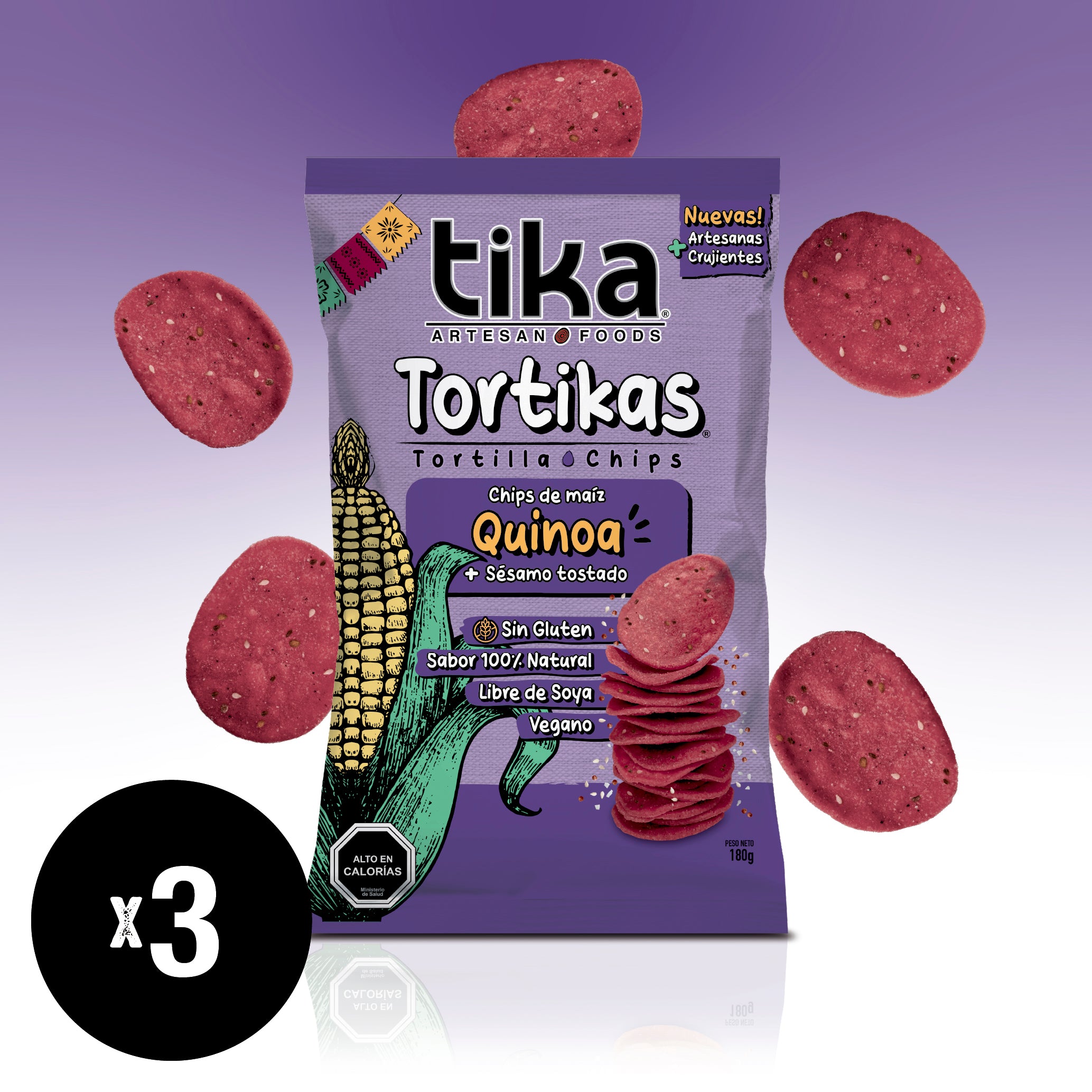 tika-tortika-quinoa-s-samo-tostado-180g-pack-3-unidades image 1