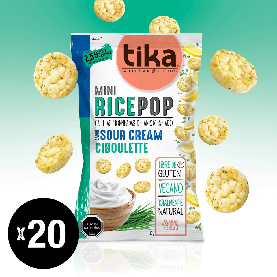 tika-mini-rice-pop-sour-cream-ciboulette-110g-x-20-unidades image 1