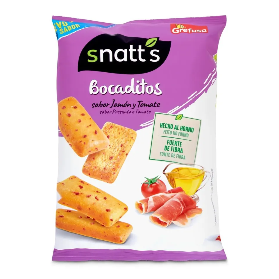 grefusa-snatt-s-bocaditos-jam-n-y-tomate-110-g image 1