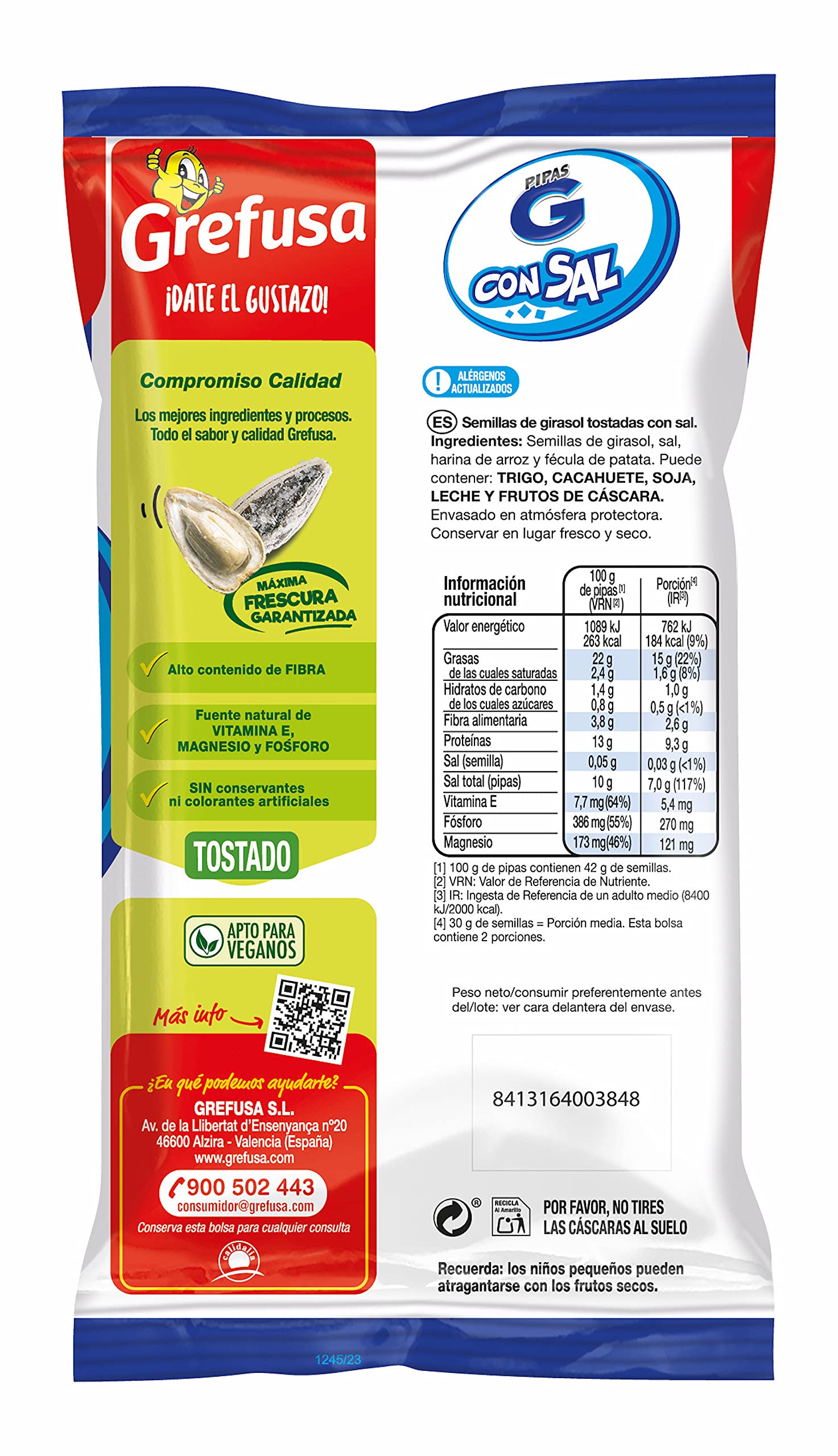 grefusa-pipas-con-sal-165-g image 2