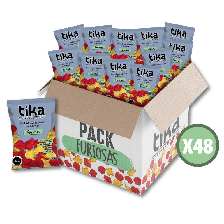 tika-mega-pack-veggie-lovers-144-colaciones-veggie-chips image 4