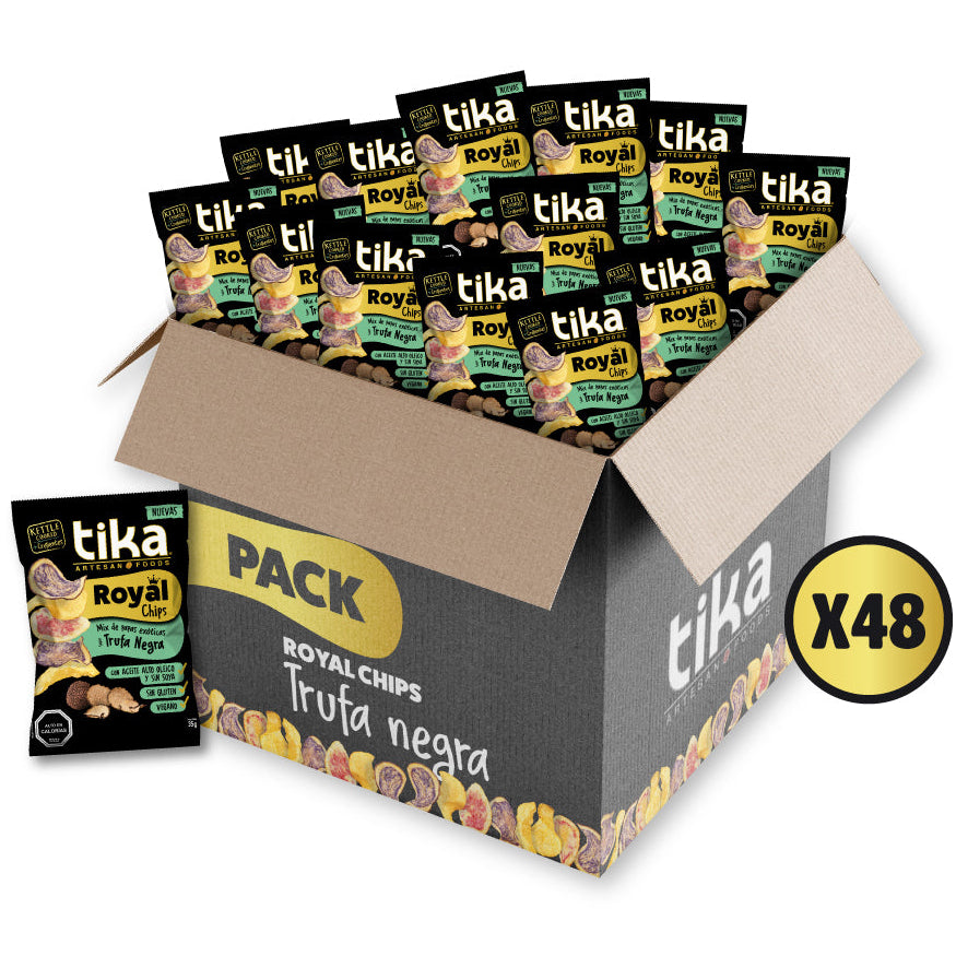 tika-royal-chips-trufa-negra-35g-x-48-colaciones-papas-nativas-gourmet image 4