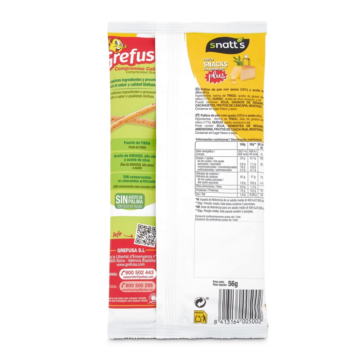 grefusa-snatt-s-palitos-de-cereales-con-queso-56g image 2