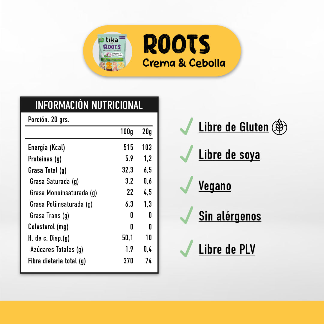 tika-roots-crema-cebolla-perejil-135g-vegano image 2