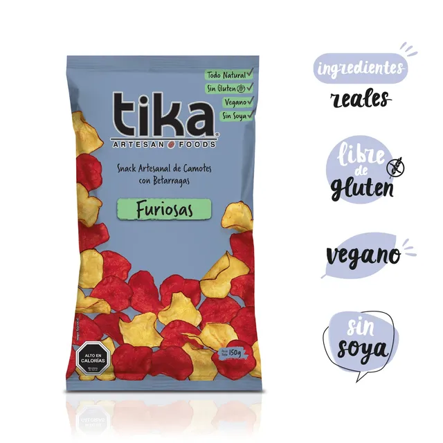 tika-veggie-chips-furiosas-camote-y-betarraga-150g image 1