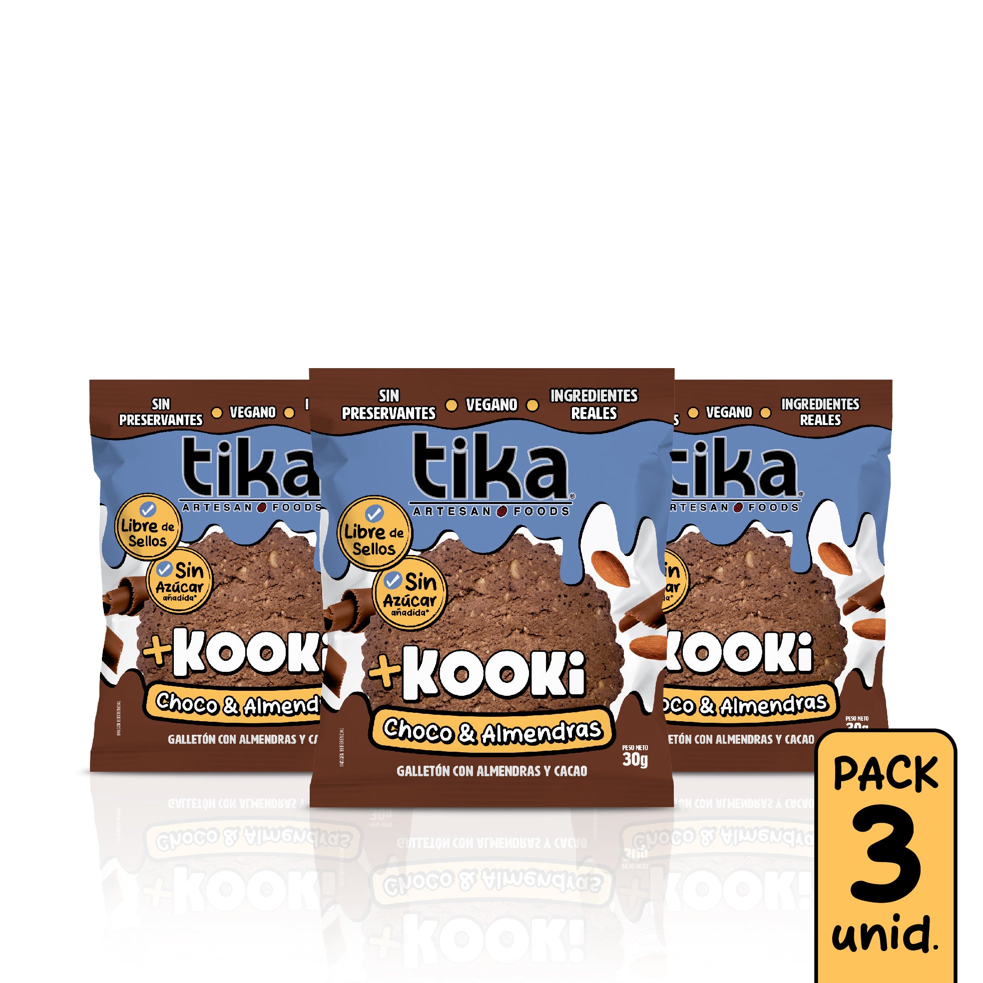 tika-kooki-choco-almendras-pack-75-galletones-25x3 image 4