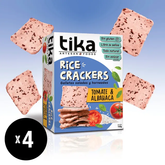 tika-crackers-tomate-albahaca-140g-x-4-unidades image 1