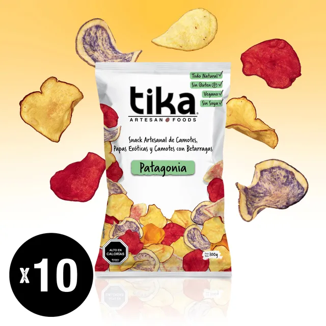 tika-veggie-chips-patagonia-100g-x-10-unidades image 1