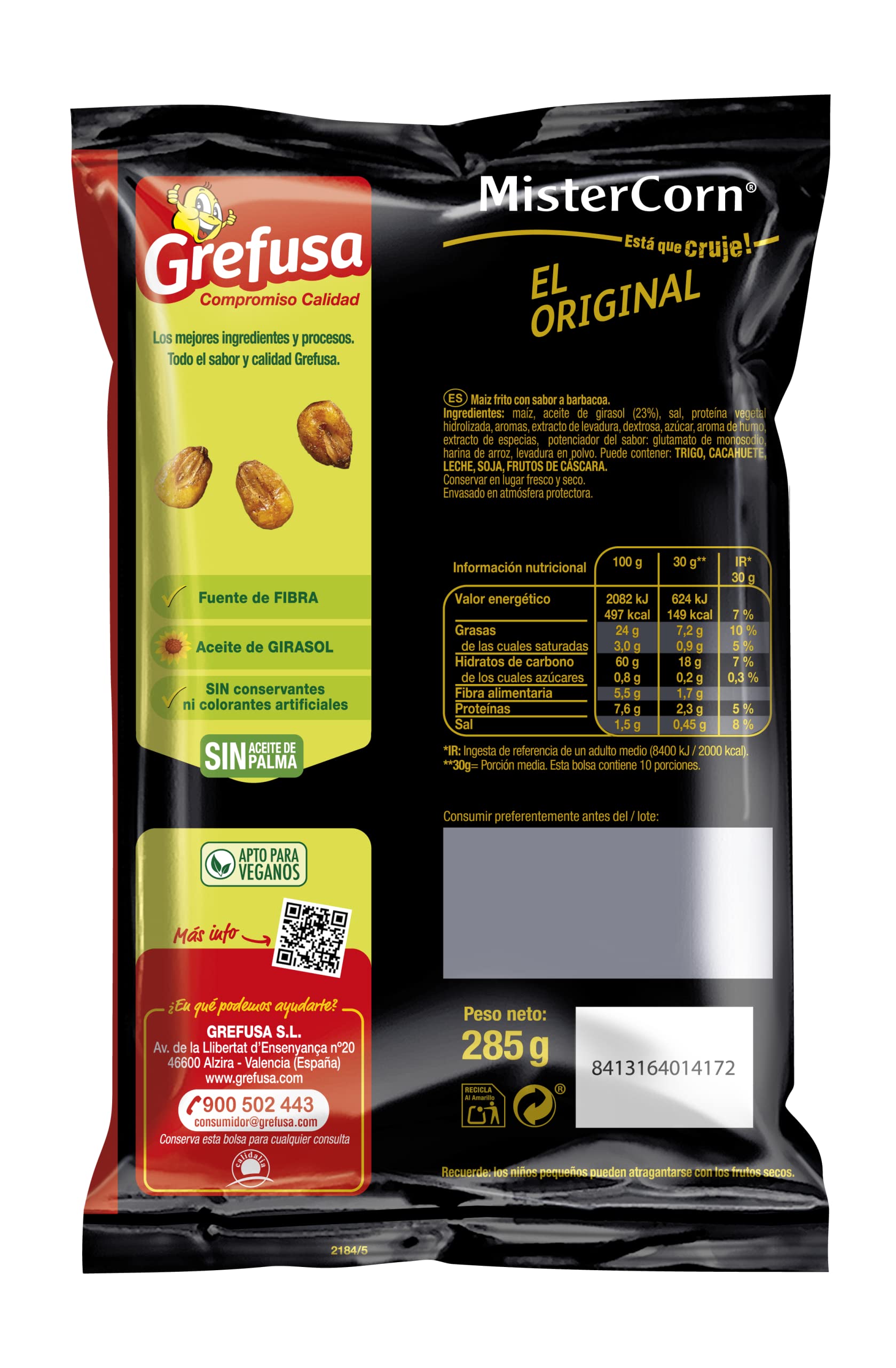 grefusa-mistercorn-tierno-crujente-barbacoa-285-g image 2