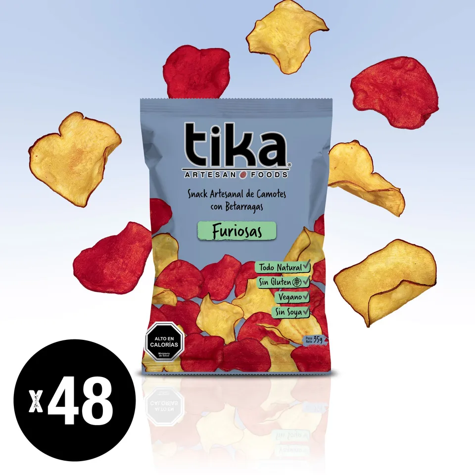 tika-veggie-chips-furiosas-35g-caja-48-colaciones image 1