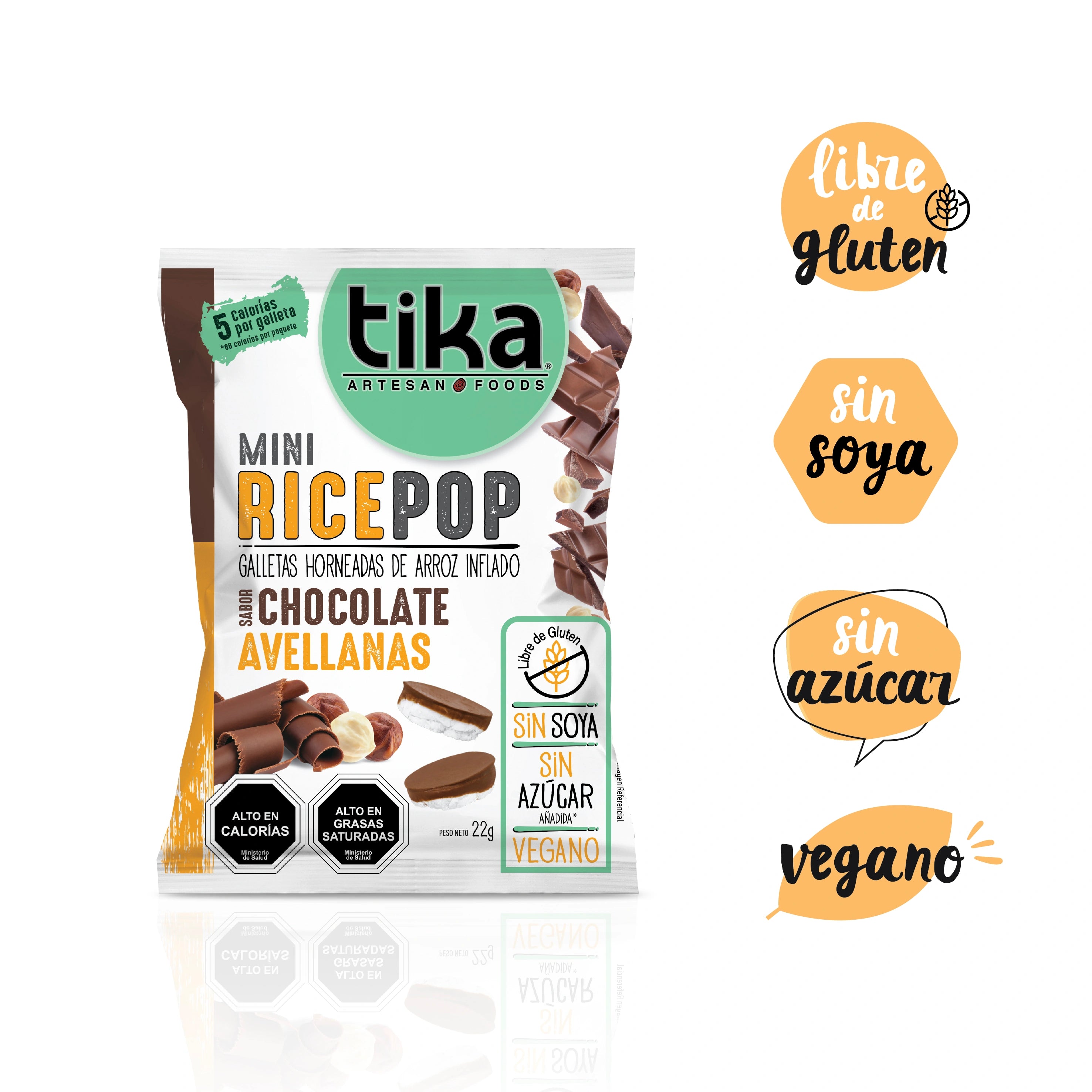 tika-mini-rice-pop-pop-star-chocolate-pack-90-colaciones image 2