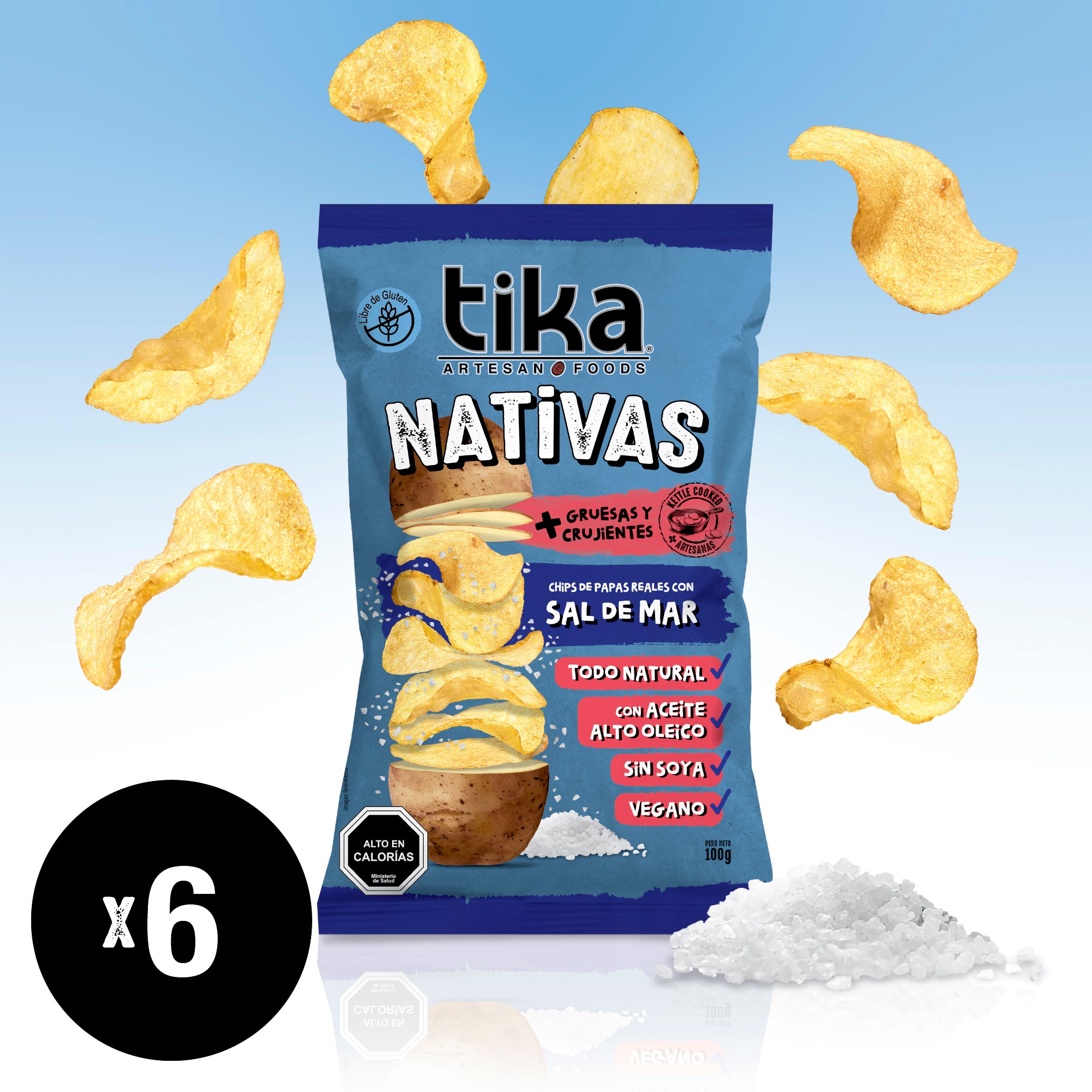 tika-nativas-sal-de-mar-100g-pack-6-unidades image 1