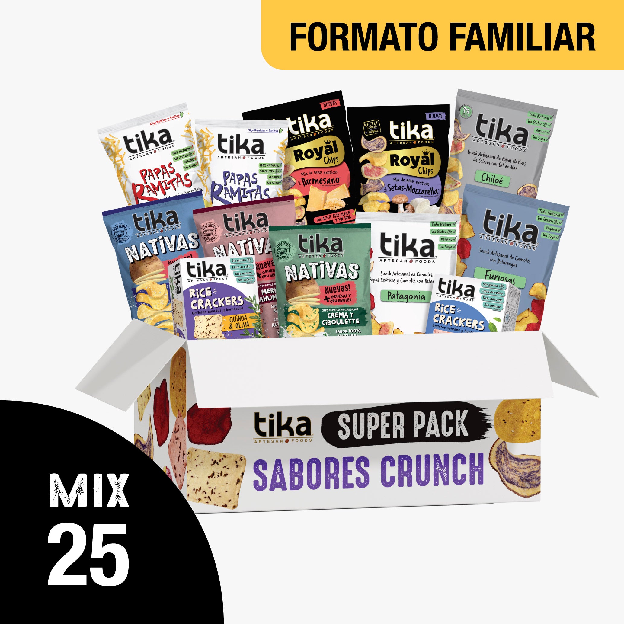 tika-super-pack-sabores-crunch-25-familiares image 1