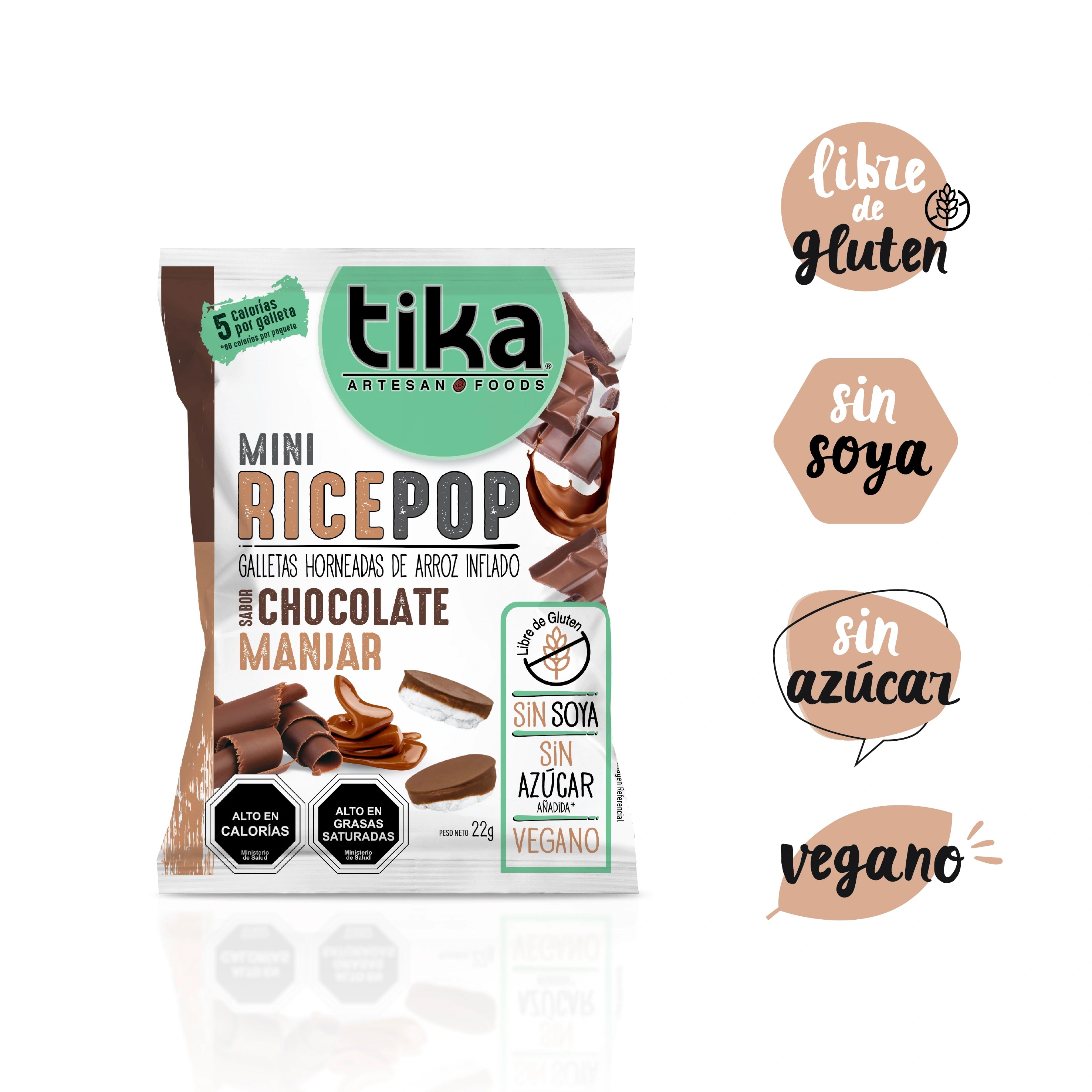 tika-mini-rice-pop-pop-star-chocolate-pack-90-colaciones image 4
