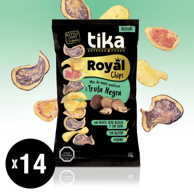 tika-royal-chips-trufa-negra-150g-x-14-unidades image 1