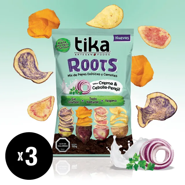 tika-roots-papas-crema-cebolla-perejil-135g-x3-unidades image 1