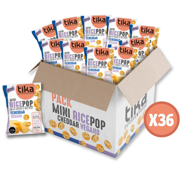 tika-mini-rice-pop-cheddar-vegano-15g-x-36-colaciones-galletitas-de-arroz-inflad image 5