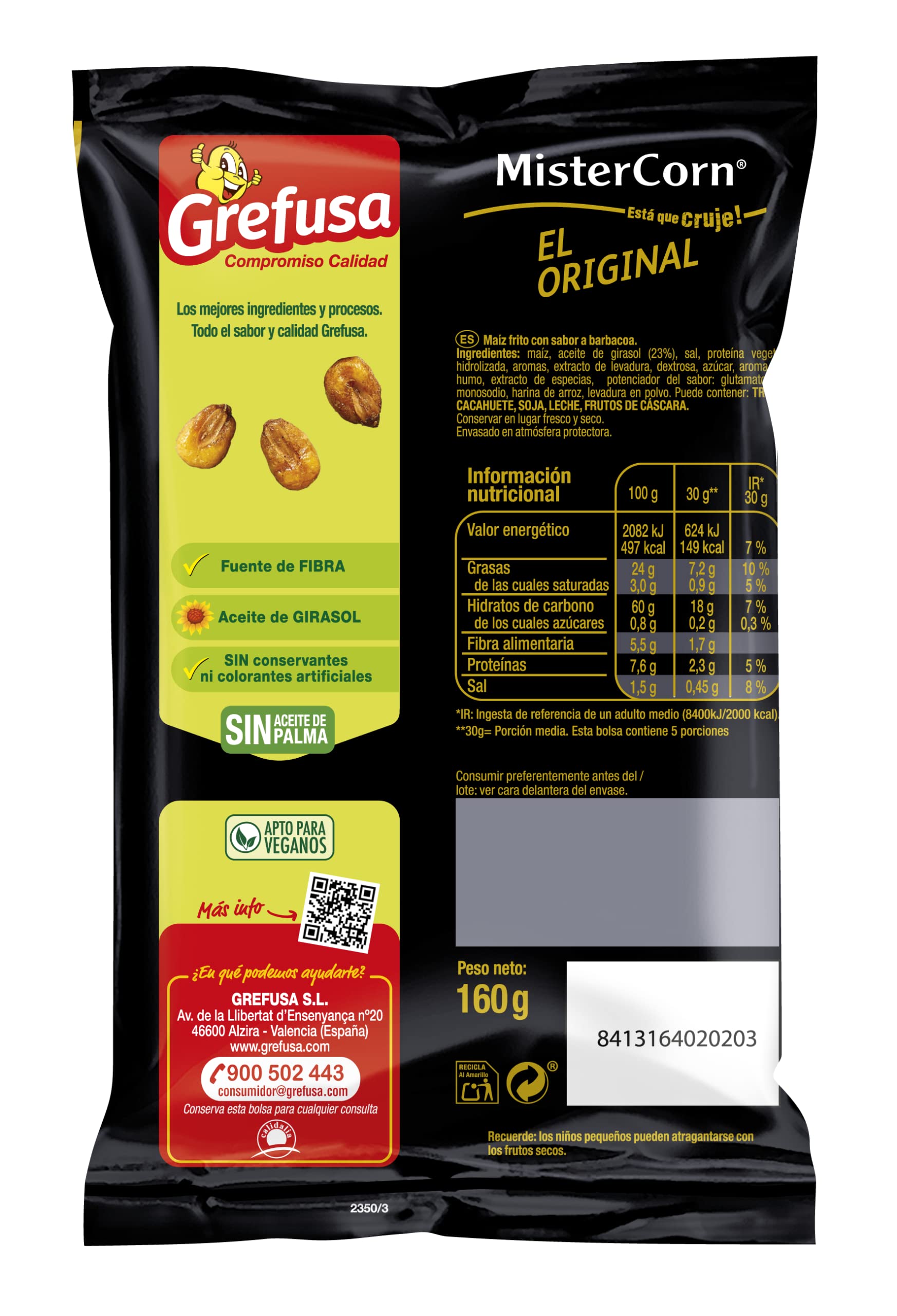 grefusa-mistercorn-ma-z-frito-barbacoa-160g image 2