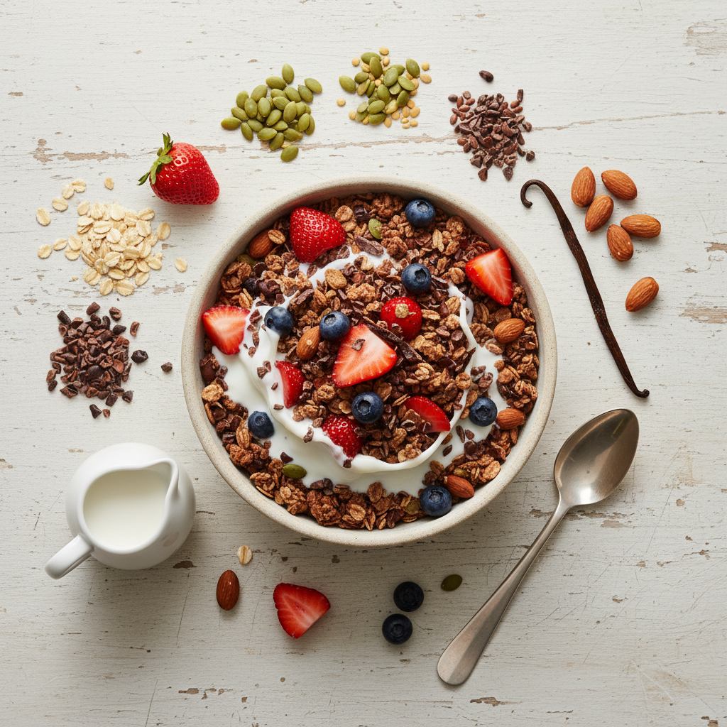 tika-granola-crunchy-cacao-20g-x-21-colaciones-granola-natural image 5