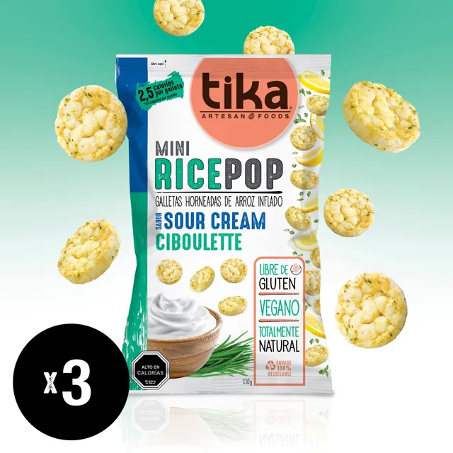 tika-mini-rice-pop-sour-cream-ciboulette-110g-x-3-unidades image 1