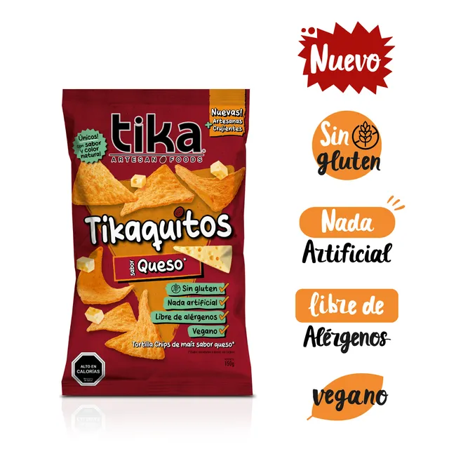 tika-tikaquitos-queso-150g-chips-de-ma-z-tipo-nacho image 1