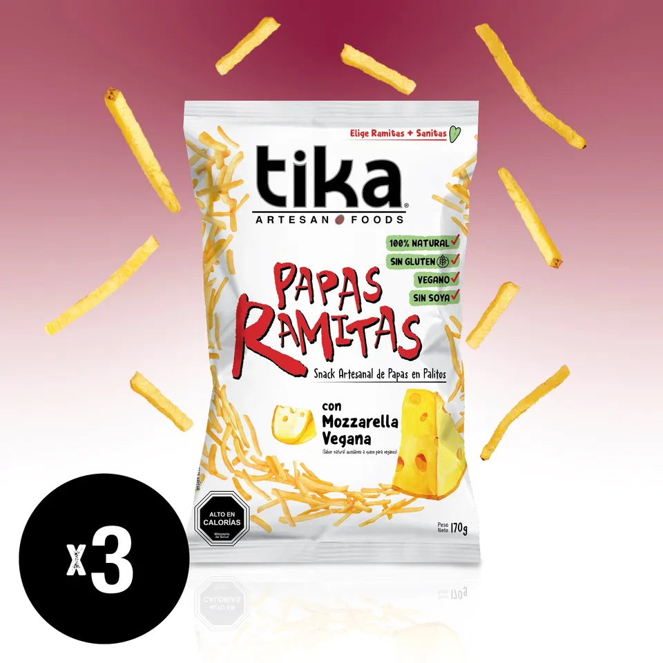 tika-papas-ramitas-mozzarella-vegana-170g-x3-papas-hilo image 1