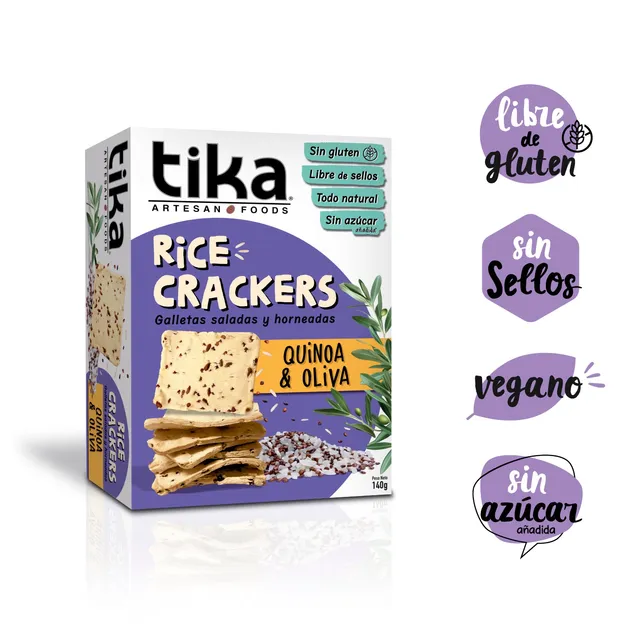 tika-crackers-quinoa-oliva-140g-arroz-horneado image 1