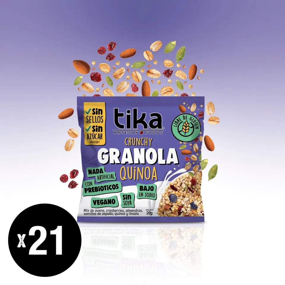 tika-granola-crunchy-quinoa-20g-x-21-colaciones image 1