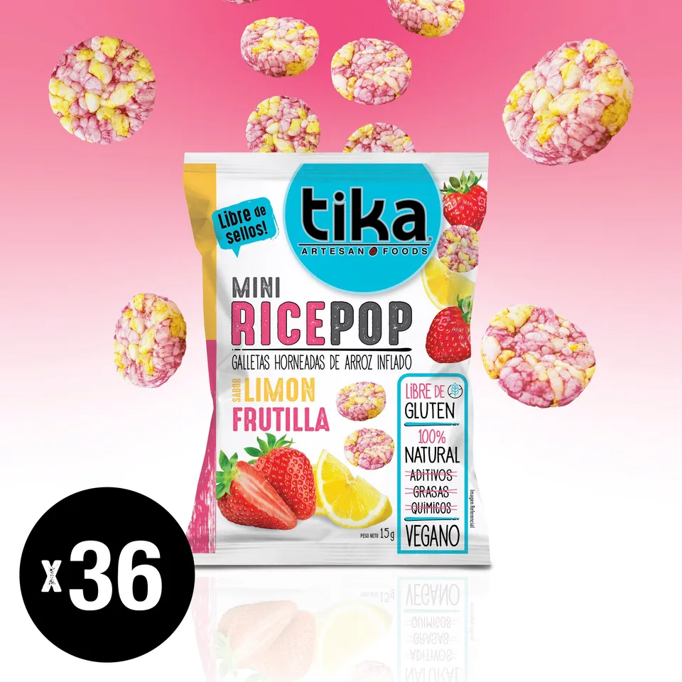 tika-mini-rice-pop-lim-n-frutilla-galletas-arroz-15g-x-36-colaciones image 1