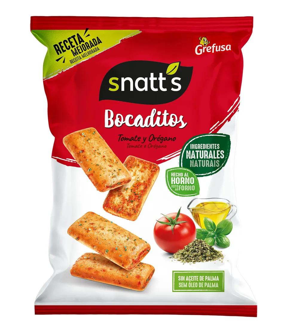 grefusa-snatt-s-bocaditos-tomate-y-or-gano-110-g image 1