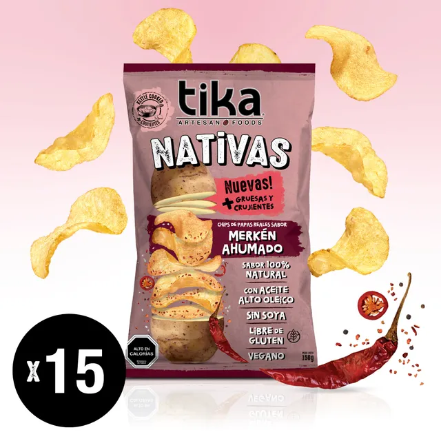 tika-nativas-merk-n-ahumado-150g-pack-15-unidades image 1