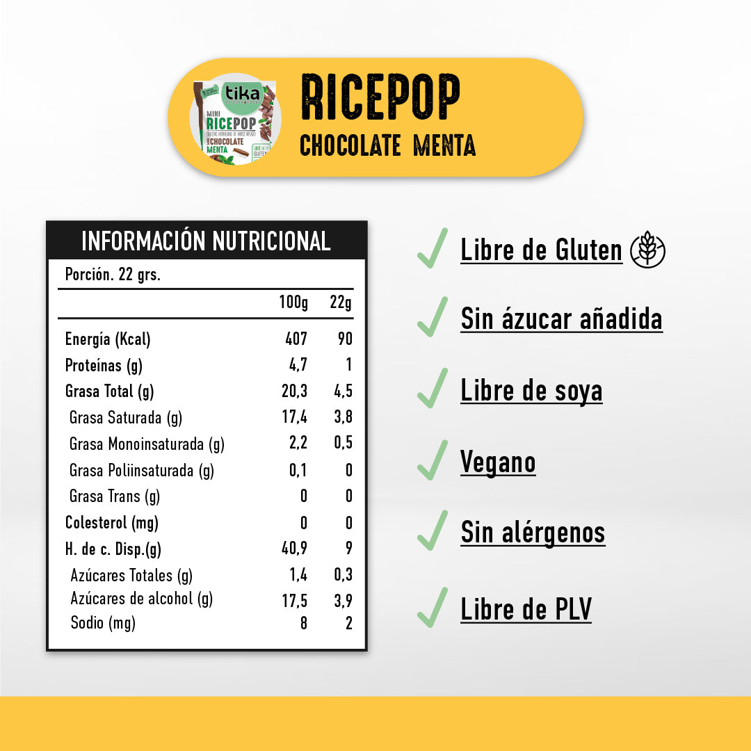 tika-mini-rice-pop-chocolate-menta-22g-x-36-colaciones image 3