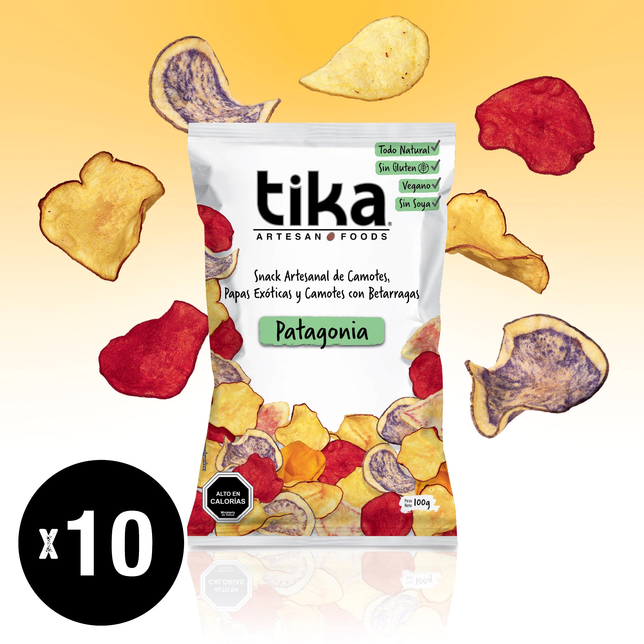 tika-veggie-chips-patagonia-100g-x-10-unidades image 1