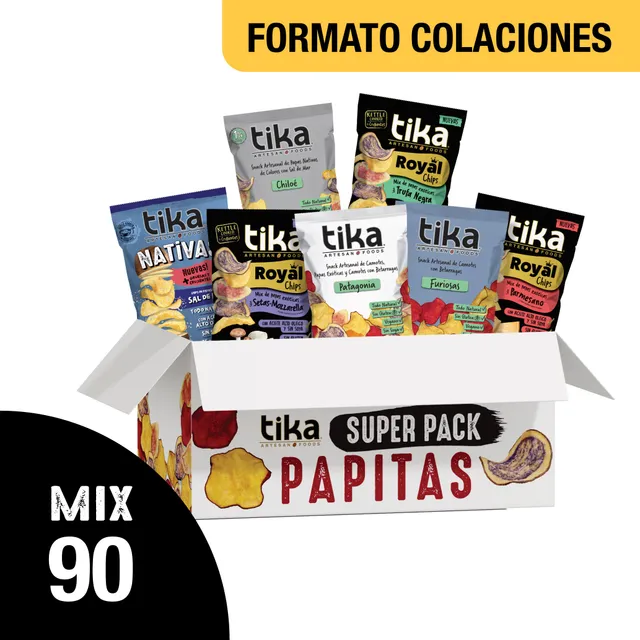 tika-super-pack-papitas-90-colaciones-surtido-de-papas-fritas-veggies-nativas-y- image 1