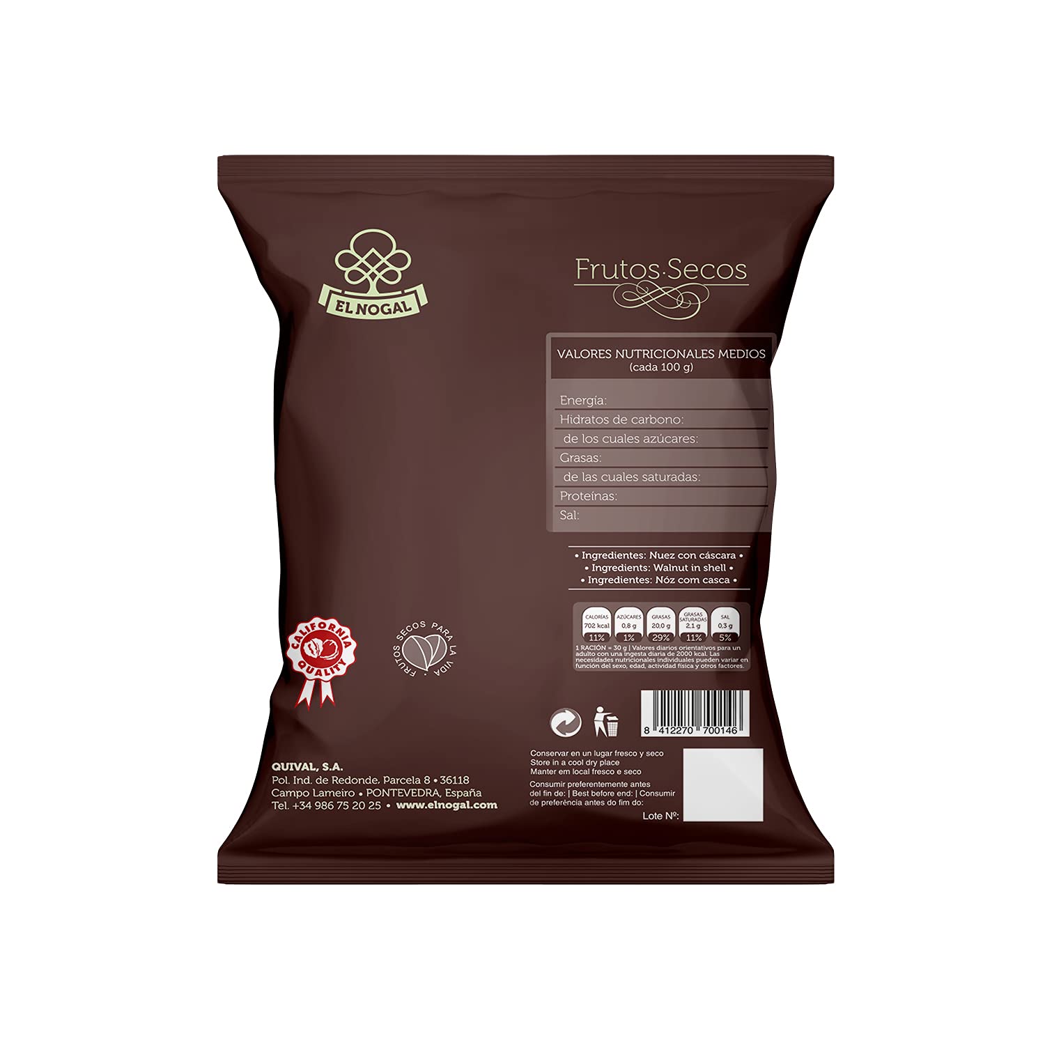 el-nogal-nuez-con-c-scara-usa-bolsa-400-g image 3