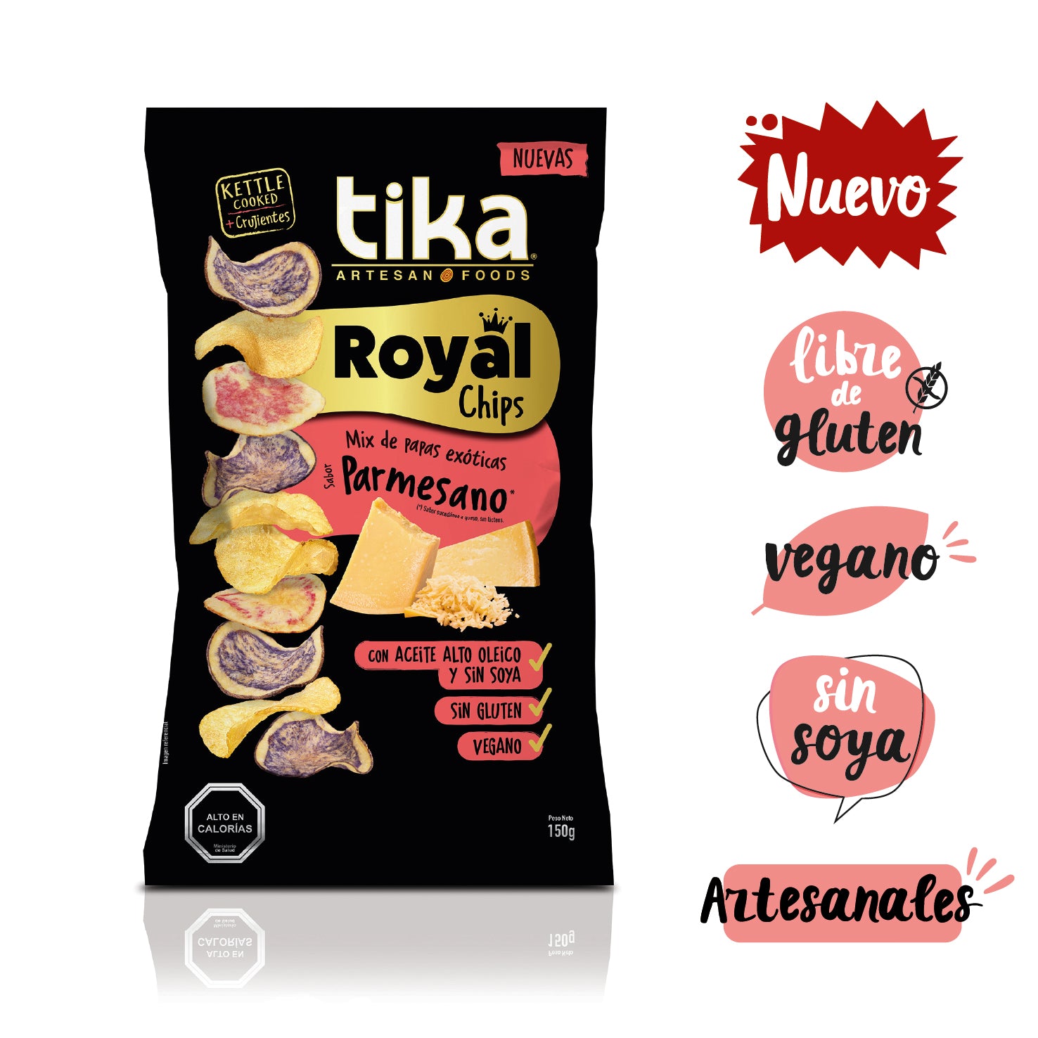 tika-royal-chips-parmesano-vegano-150g-x-14-unidades image 2