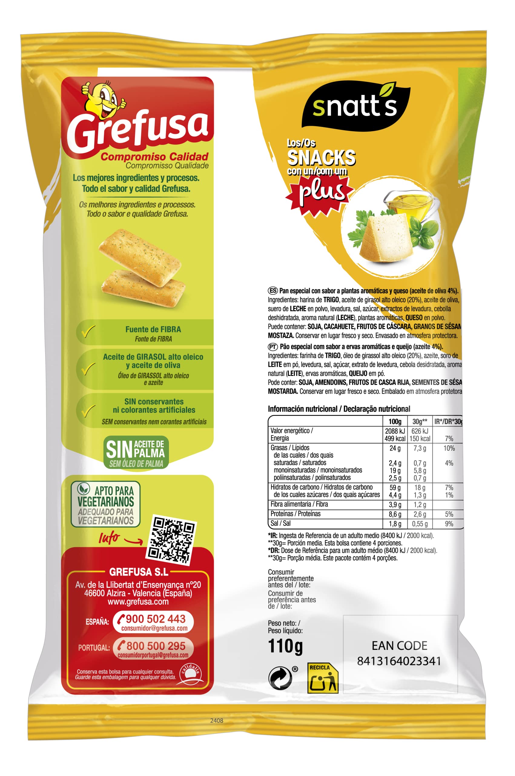 grefusa-snatt-s-bocaditos-queso-y-hierbas-arom-ticas-110g image 2