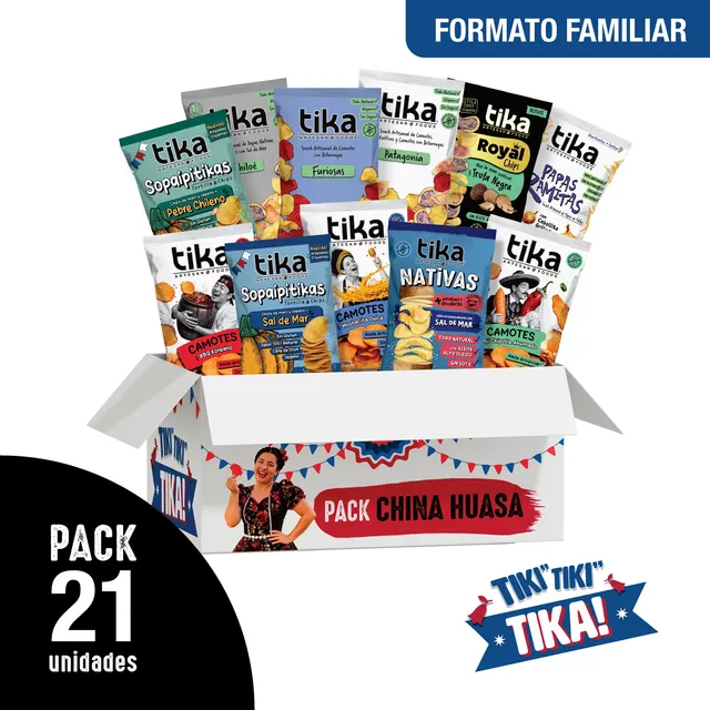 tika-pack-china-huasa-veggie-chips-21-unidades image 1