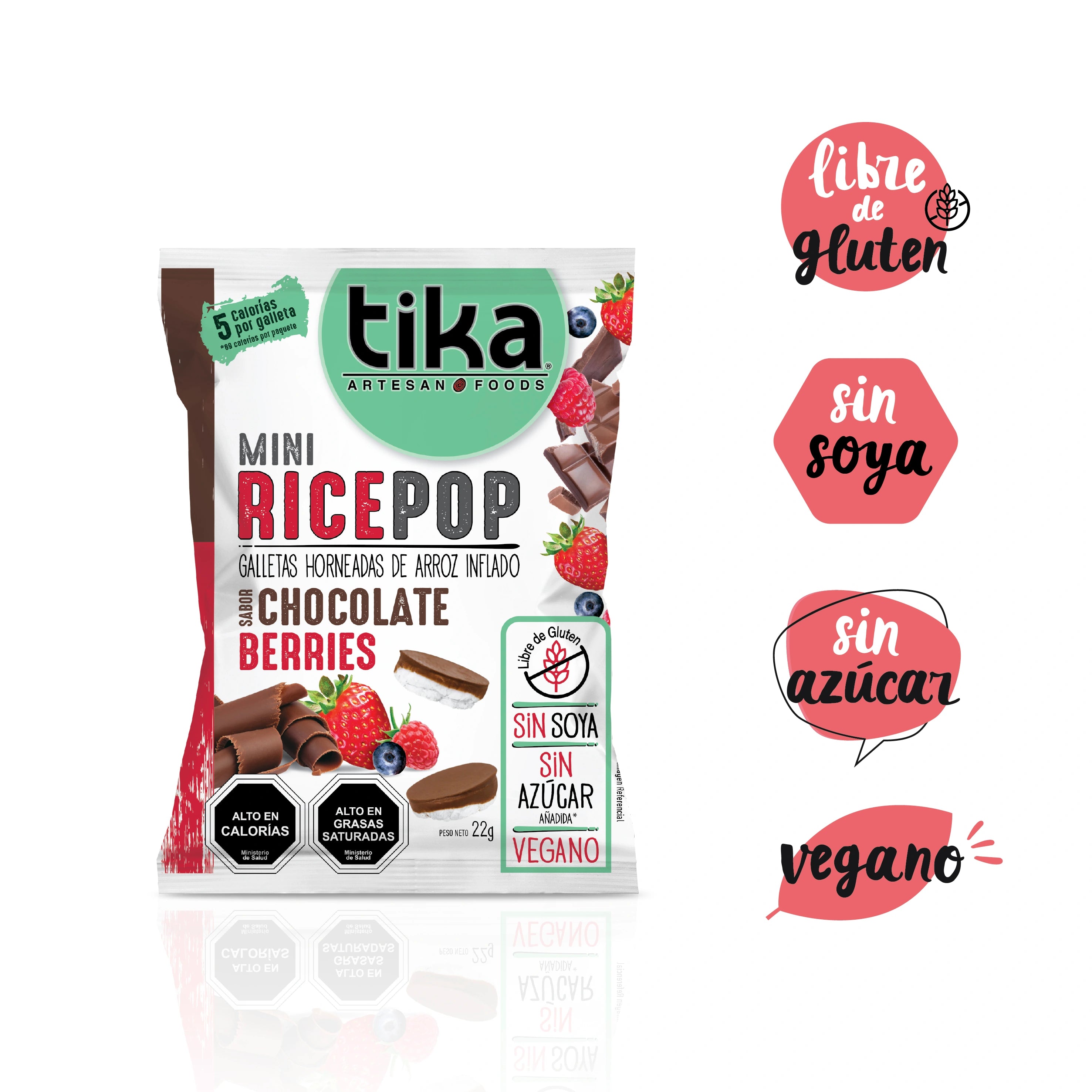 tika-mini-rice-pop-pop-star-chocolate-pack-90-colaciones image 3