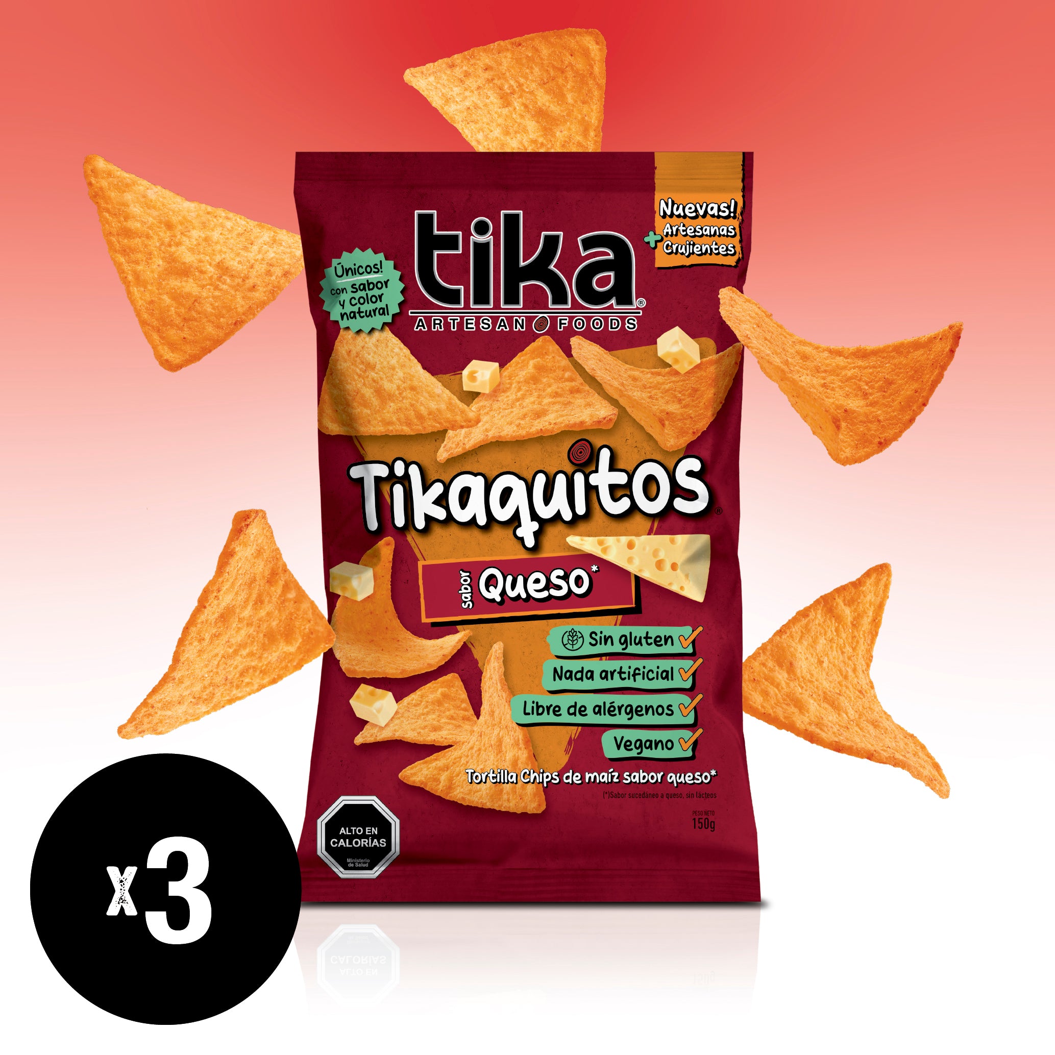 tika-tikaquitos-queso-150g-x-3-unidades image 1