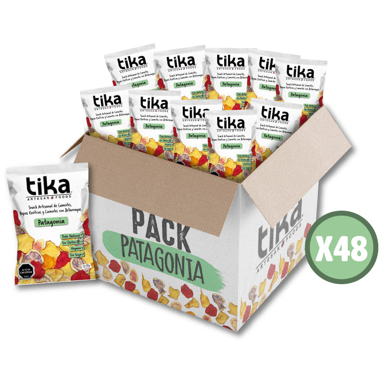 tika-mega-pack-veggie-lovers-144-colaciones-veggie-chips image 2