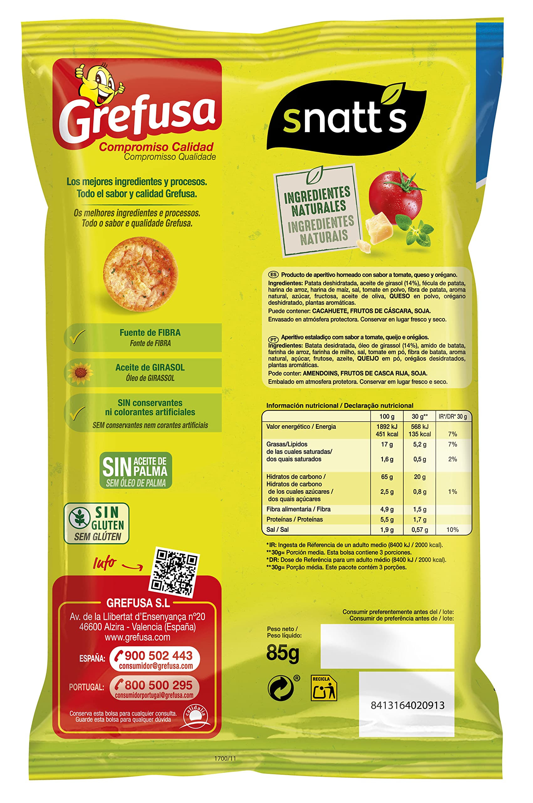 grefusa-snatt-s-natuchips-tomate-queso-y-or-gano-85-g image 2