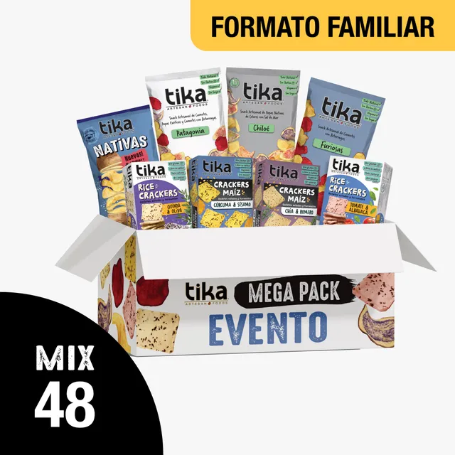 tika-mega-pack-evento-48-familiares-veggie-y-crackers image 1