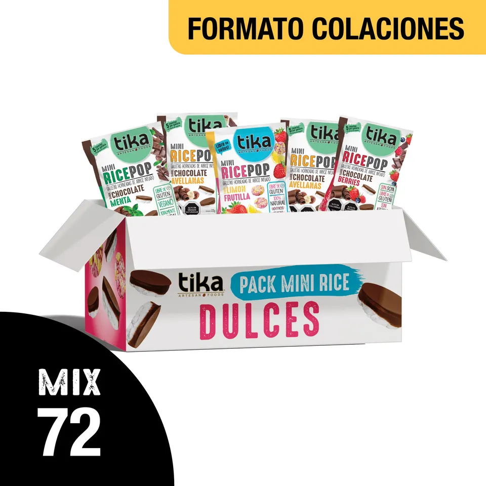 tika-mini-rice-pop-dulces-pack-72-colaciones-22g image 1